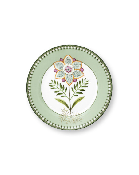 Lily & Lotus Light Green Teller 21 cm