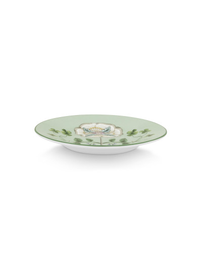 Lily & Lotus Teller, Light Green Petit Four 12 cm Lily & Lotus Teller, Light Green Petit Four 12 cm