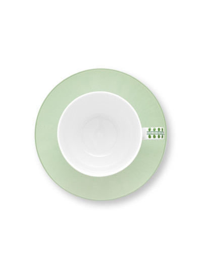 Lily & Lotus Cappuccino Kaffee Tee Tasse 2 tlg. Tiles Light Green 280 ml Lily & Lotus Cappuccino Kaffee Tee Tasse 2 tlg. Tiles Light Green 280 ml