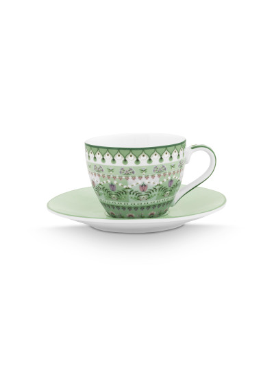 Lily & Lotus Espresso Tasse 2 tlg. Moon Delight Light Green 120 ml