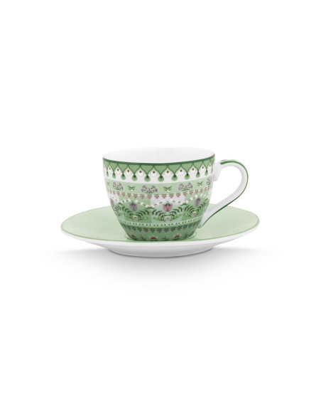 Lily & Lotus Espresso Tasse 2 tlg. Moon Delight Light Green 120 ml