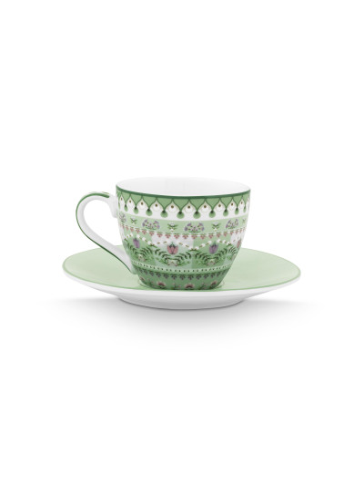 Lily & Lotus Espresso Tasse 2 tlg. Moon Delight Light Green 120 ml