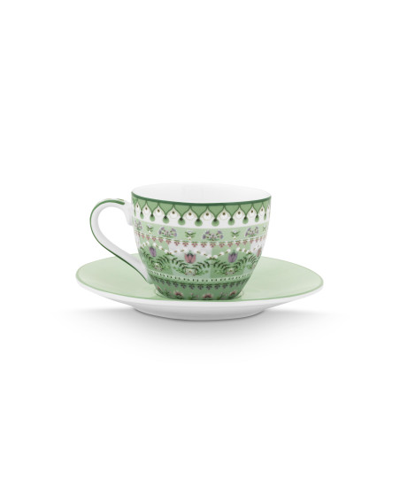 Lily & Lotus Espresso Tasse 2 tlg. Moon Delight Light Green 120 ml