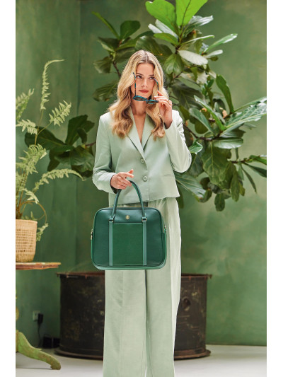 Umhängetasche - Handtasche Felice, Large Green 33,5x11x28cm Umhängetasche - Handtasche Felice, Large Green 33,5x11x28cm