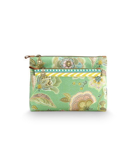 Kosmetiktasche "Caryn" Combi Matata Green 26x7,5x18cm, 22x1x13cm