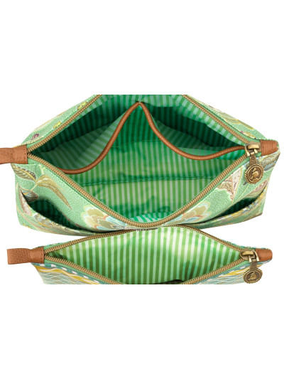 Kosmetiktasche "Caryn" Combi Matata Green 26x7,5x18cm, 22x1x13cm