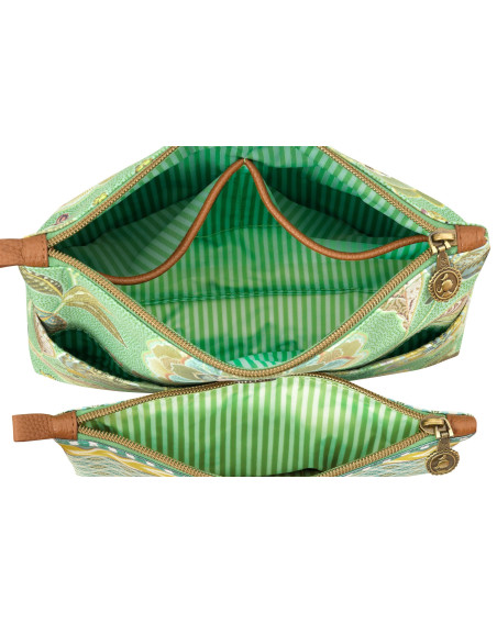 Kosmetiktasche "Caryn" Combi Matata Green 26x7,5x18cm, 22x1x13cm
