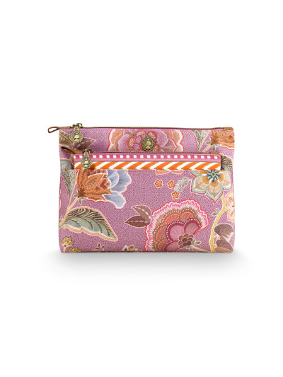 Kosmetiktasche "Caryn" Combi Matata Lilac 26x7,5x18cm, 22x1x13cm