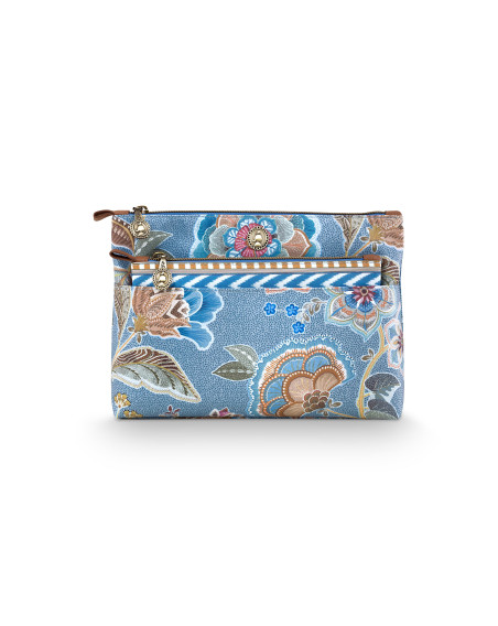 Kosmetiktasche "Caryn" Combi Matata Blue 26x7,5x18cm, 22x1x13cm