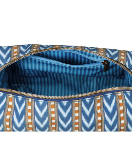 Kosmetiktasche "Coco" Medium, Samba Stripe Blue 21,5x10x10,5cm