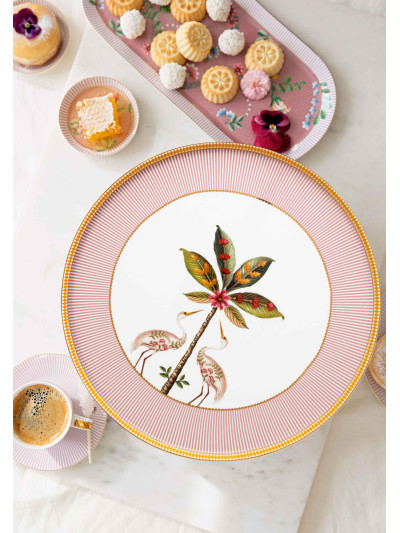 La Majorelle, Kuchenplatte auf Fuß, 21cm, pink