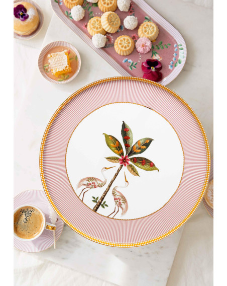 La Majorelle, Kuchenplatte auf Fuß, 21cm, pink