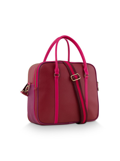 Umhängetasche - Handtasche Felice, Large Red-Pink 33,5x11x28cm