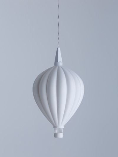 Lampenschirm Heißluftballon 14x10cm für den Weihnachtsstern A1e