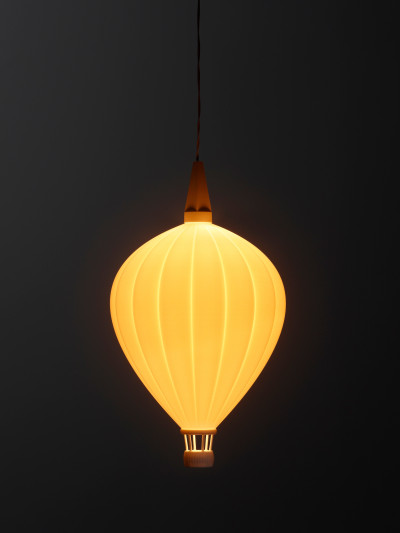 Lampenschirm Heißluftballon 14x10cm für den Weihnachtsstern A1e