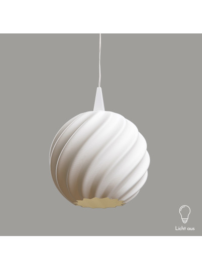 Lampenschirm Wave 10cm für den Weihnachtsstern A1e
