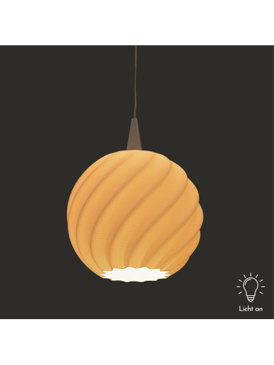 Lampenschirm Wave 10cm für den Weihnachtsstern A1e