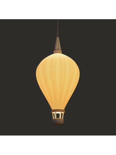 Lampenschirm Heißluftballon M 14 x 9cm für den Weihnachtsstern A1e