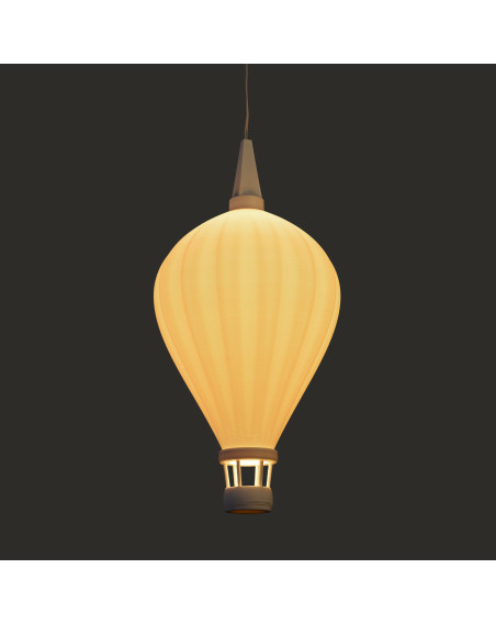 Lampenschirm Heißluftballon M 14 x 9cm für den Weihnachtsstern A1e