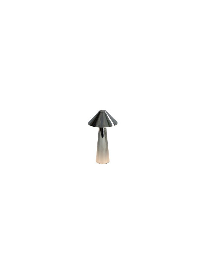 LED Tischlampe Pilz Chrom-Silber, Touch Dimmer 17cm LED Tischlampe Pilz Chrom-Silber, Touch Dimmer 17cm