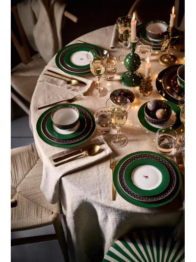 Tasse Love Birds Medallion Hirsch, Dark Green 300ml