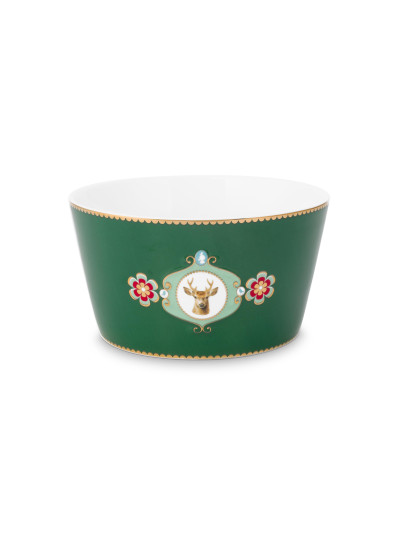 Schüssel Love Birds Medallion Hirsch, Dark Green 15cm