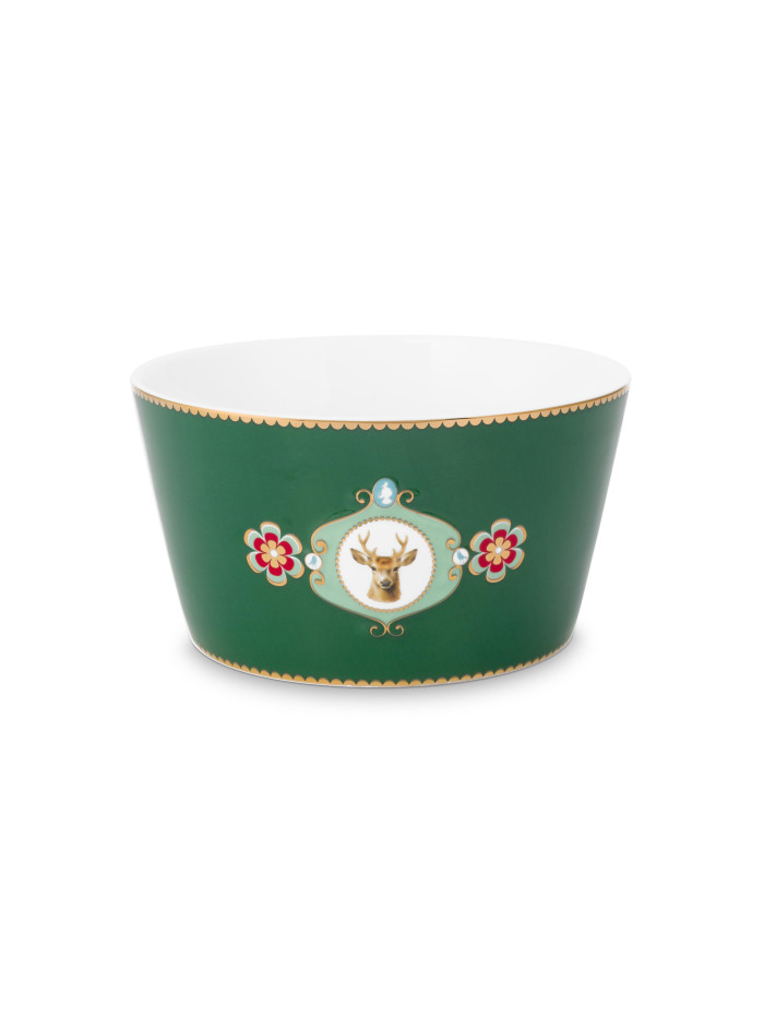 Schüssel Love Birds Medallion Hirsch, Dark Green 15cm Schüssel Love Birds Medallion Hirsch, Dark Green 15cm