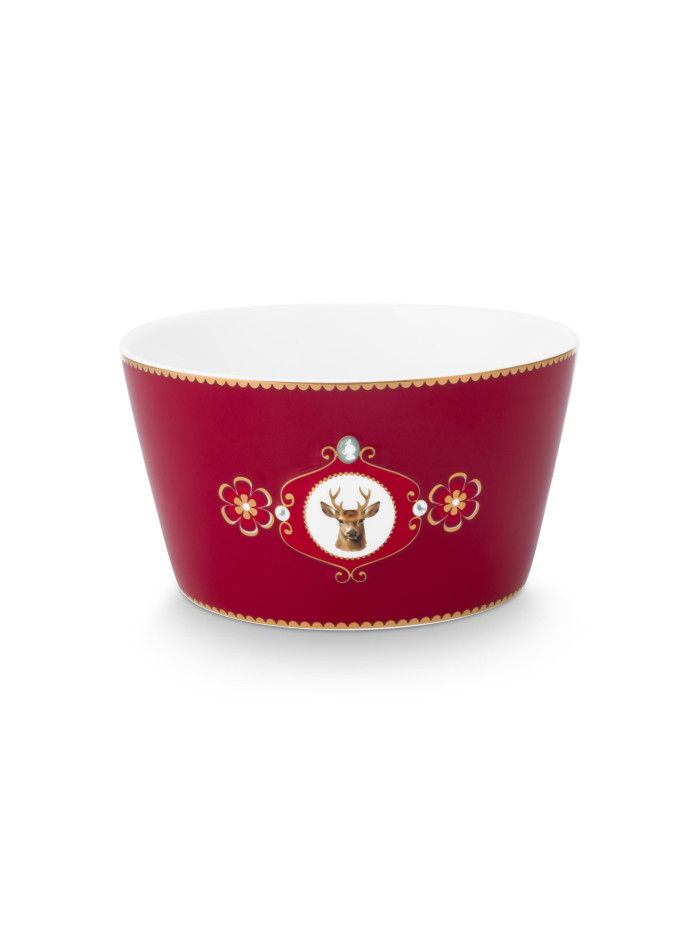 Schüssel Love Birds Medallion Hirsch, Dark Red 15cm Schüssel Love Birds Medallion Hirsch, Dark Red 15cm