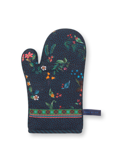 Ofenhandschuh Berry Blues, 29x15cm, dunkelblau