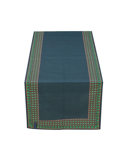 Tischläufer Berry Blues - Clover Green, 50x150cm dunkelblau