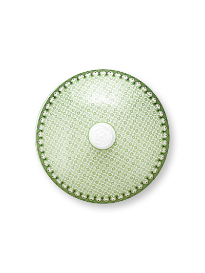 Lily & Lotus Light Green, Storage Vorratsdose, 1,5ltr. mit Gummiring im Deckel zum Frischhalten