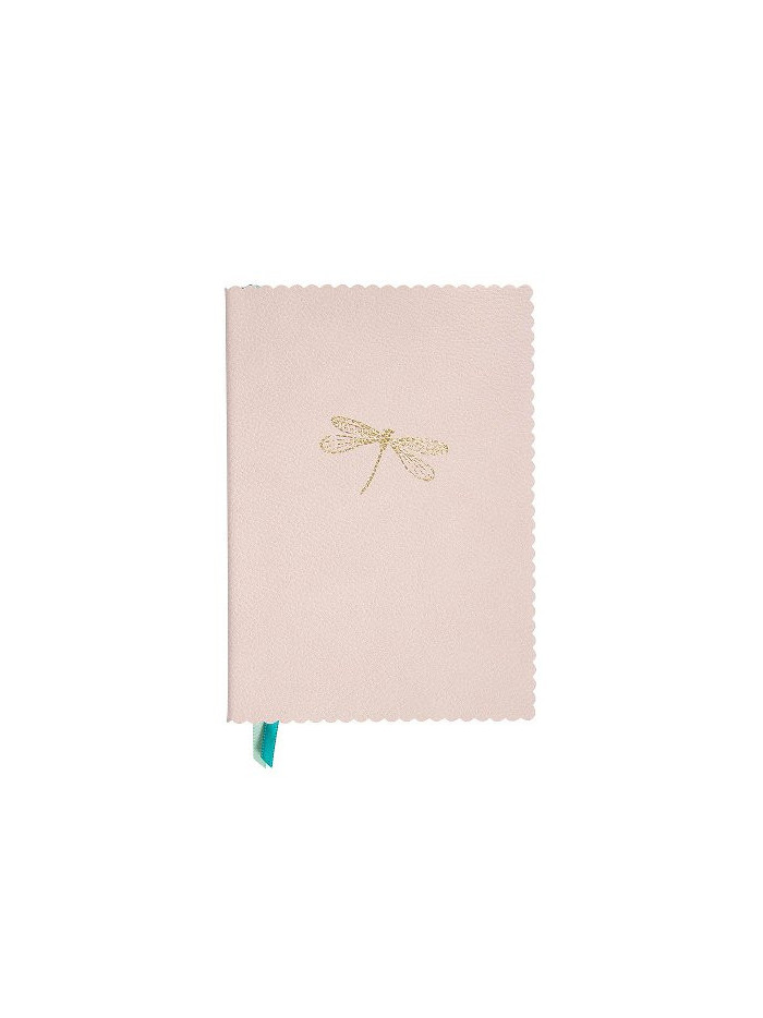 Notizbuch Schreibkladde "Libelle" creme-Rose Majoie, A5 240 Seiten
