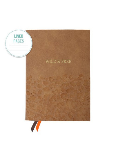 Notizbuch Schreibkladde "Wild & Free" Majoie Camel A5 240 Seiten