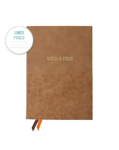 Notizbuch Schreibkladde "Wild & Free" Majoie Camel A5 240 Seiten