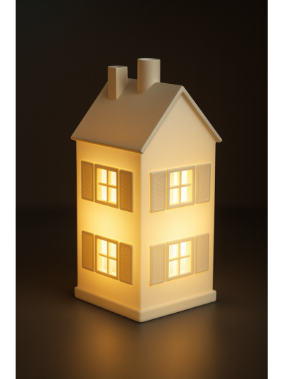 Lampenschirm Haus Aurora S, 50x50x120mm für den Weihnachtsstern A1e