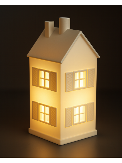 Lampenschirm Haus Aurora L, 70x70x160mm für den Weihnachtsstern A1e