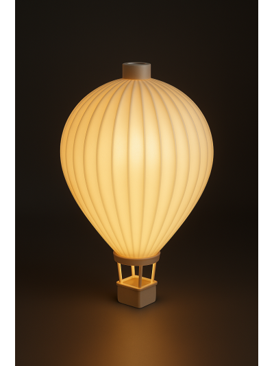 Lampenschirm Heißluftballon Wilhelmine XL 123x123x170mm für den Weihnachtsstern A1e