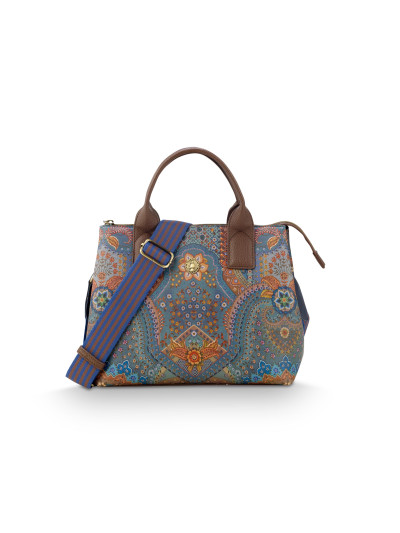 Umhängetasche - Handtasche Fia Jabali blue, Medium 26,5x14x22cm