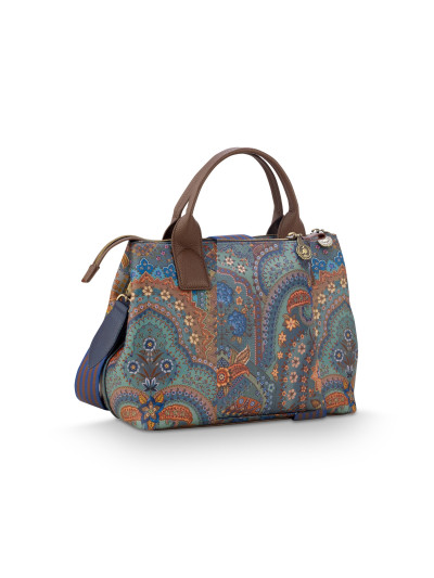 Umhängetasche - Handtasche Fia Jabali blue, Medium 26,5x14x22cm