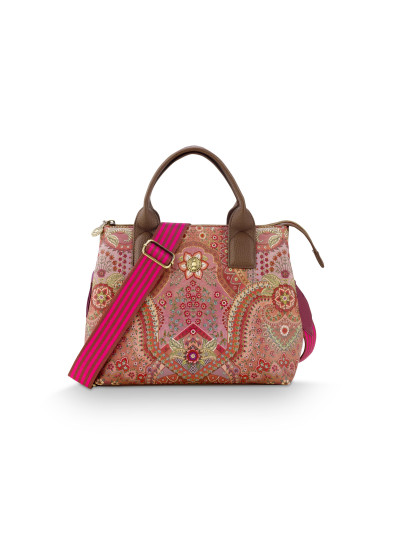 Umhängetasche - Handtasche Fia Jabali red, Medium 26,5x14x22cm