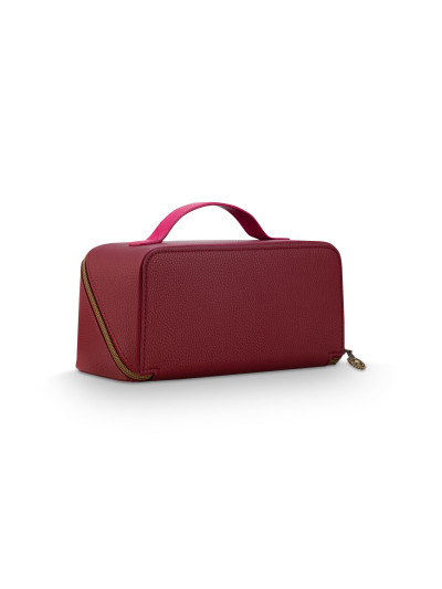 Kosmetiktasche Beauty Case Cyrille Medium Red 23,5x11x22cm
