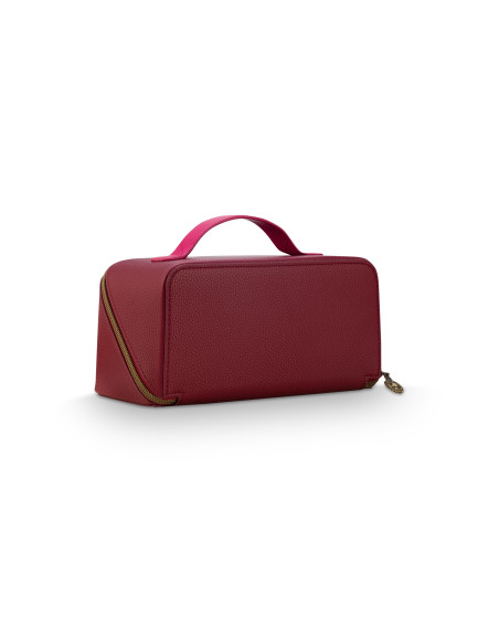 Kosmetiktasche Beauty Case Cyrille Medium Red 23,5x11x22cm