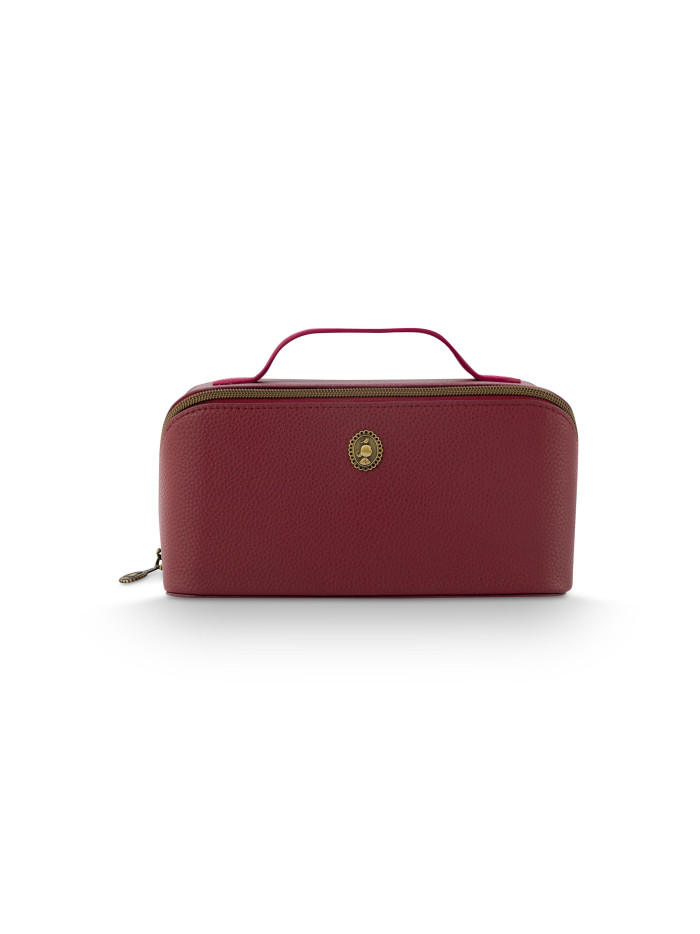 Kosmetiktasche Beauty Case Cyrille Medium Red 23,5x11x22cm