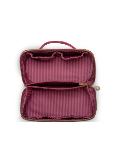 Kosmetiktasche Beauty Case Cyrille Medium Red 23,5x11x22cm