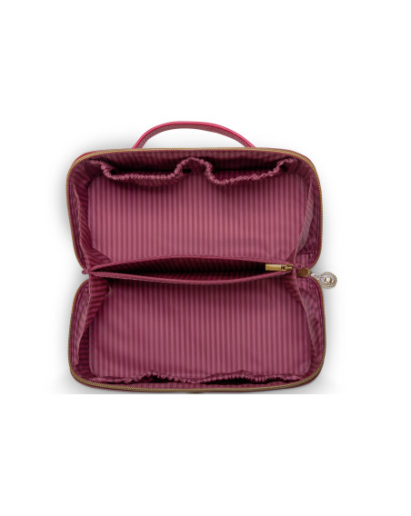 Kosmetiktasche Beauty Case Cyrille Medium Red 23,5x11x22cm