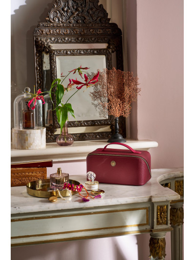 Kosmetiktasche Beauty Case Cyrille Medium Red 23,5x11x22cm