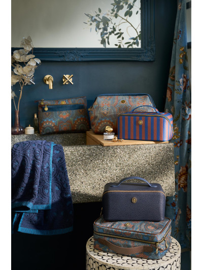 Kosmetiktasche Beauty Case Cyrille Medium Blue 23,5x11x22cm