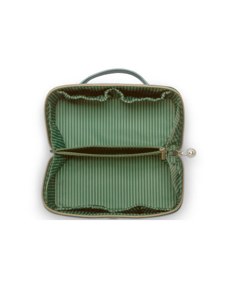 Kosmetiktasche Beauty Case Cyrille Medium Green 23,5x11x22cm