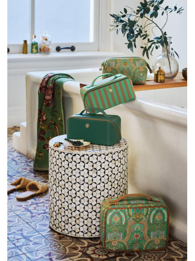 Kosmetiktasche Beauty Case Cyrille Medium Green 23,5x11x22cm